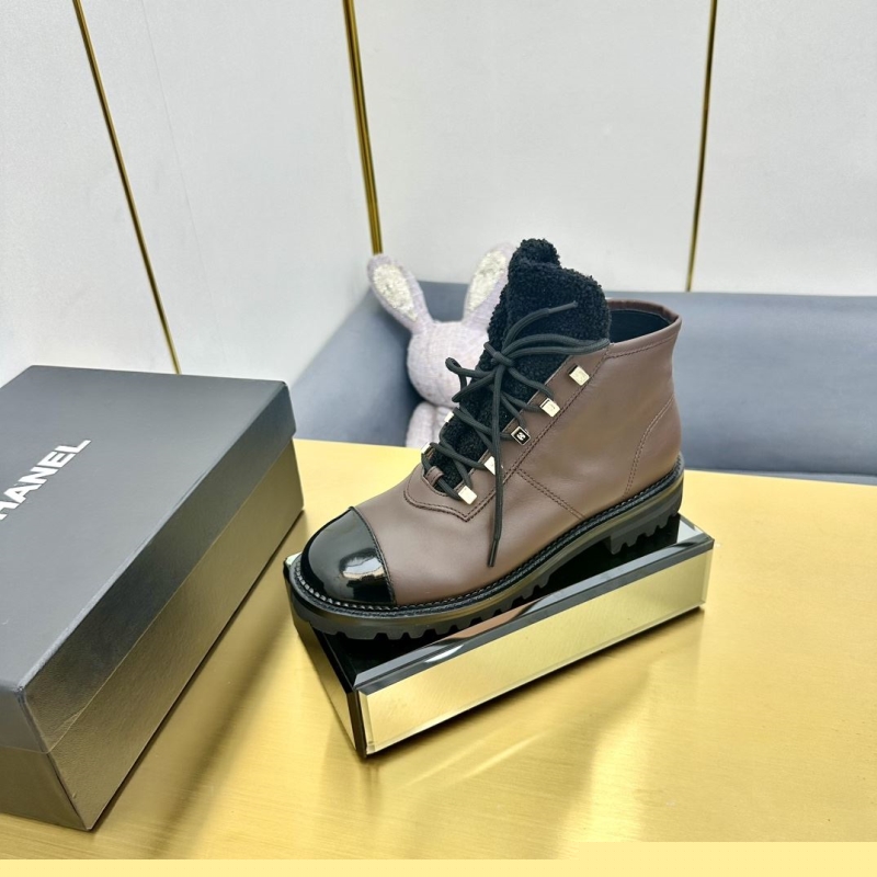 Ch*el leather shoes